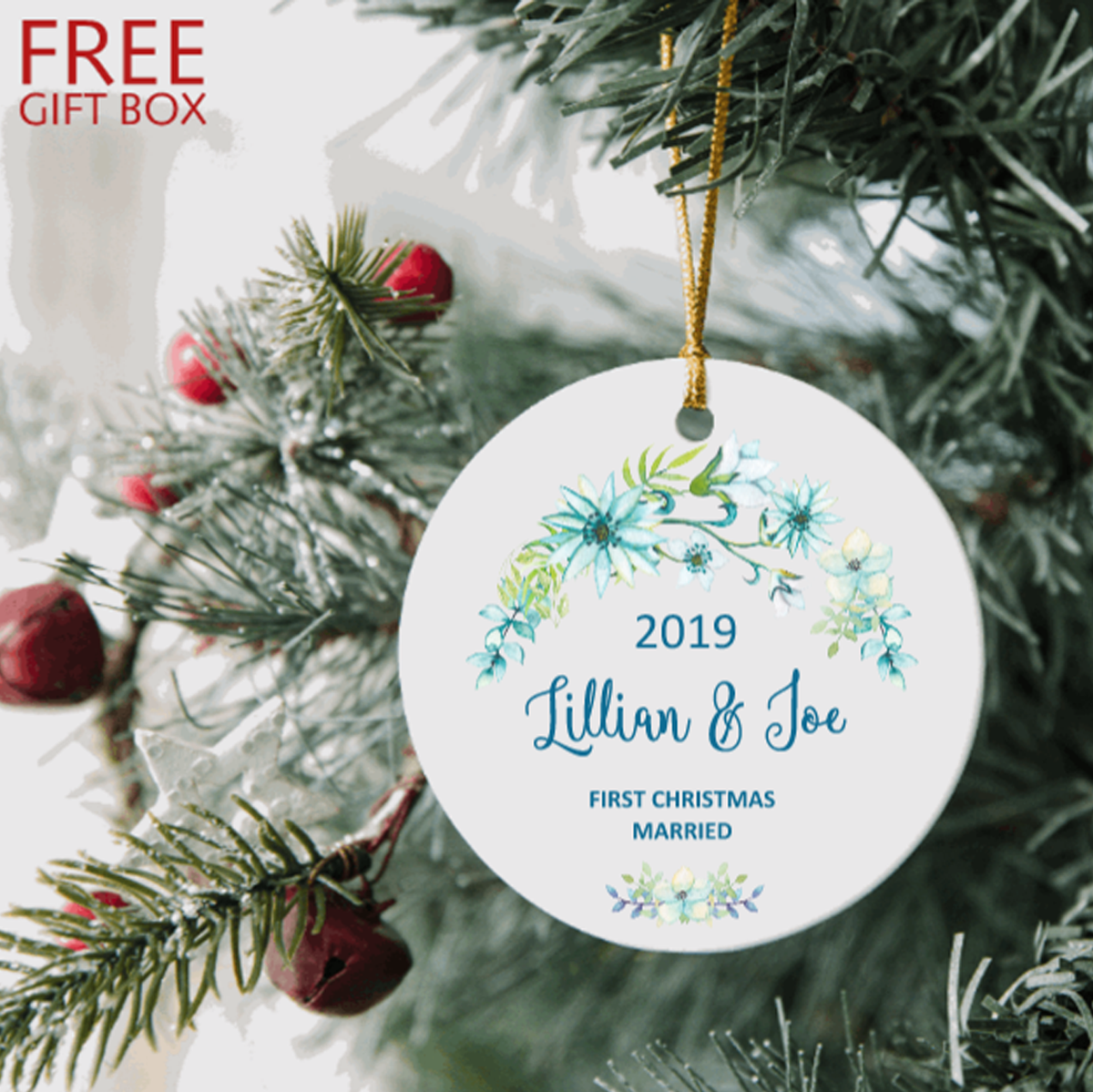 First Christmas Married Ornament
