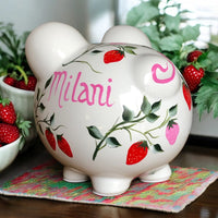Strawberry Piggy Bank