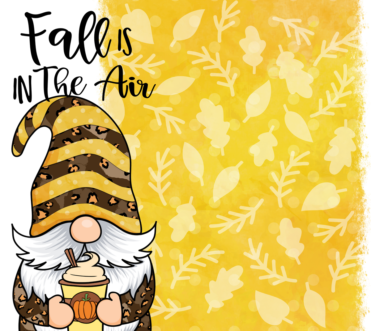 Autumn Gnome 20 oz Skinny Tumbler