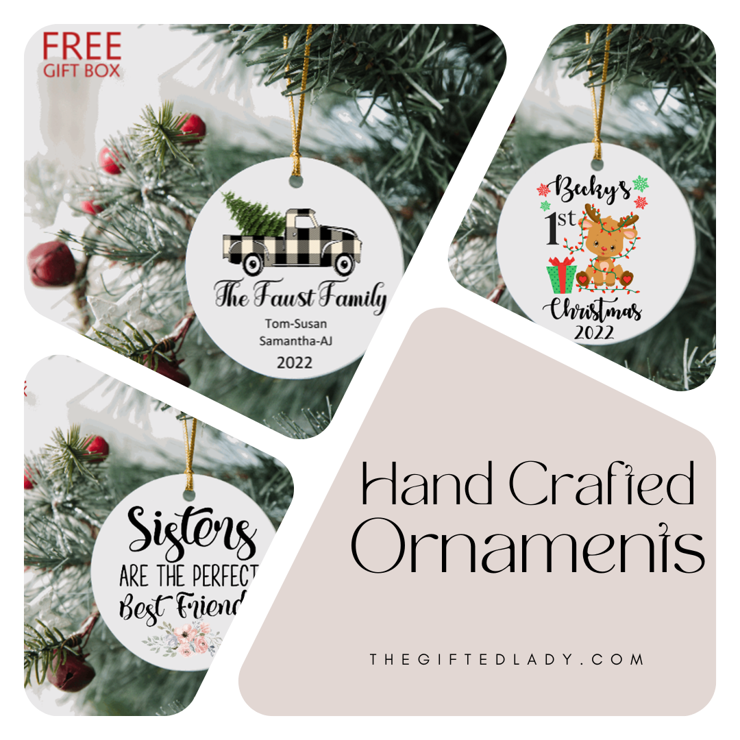 Paw Print Christmas Ornament