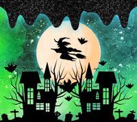Spooky Witch Halloween Tumbler