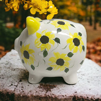Ready to Ship Painted Piggy Bank