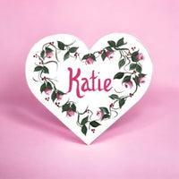 Custom Name Sign for Girls-Pink Rosebuds