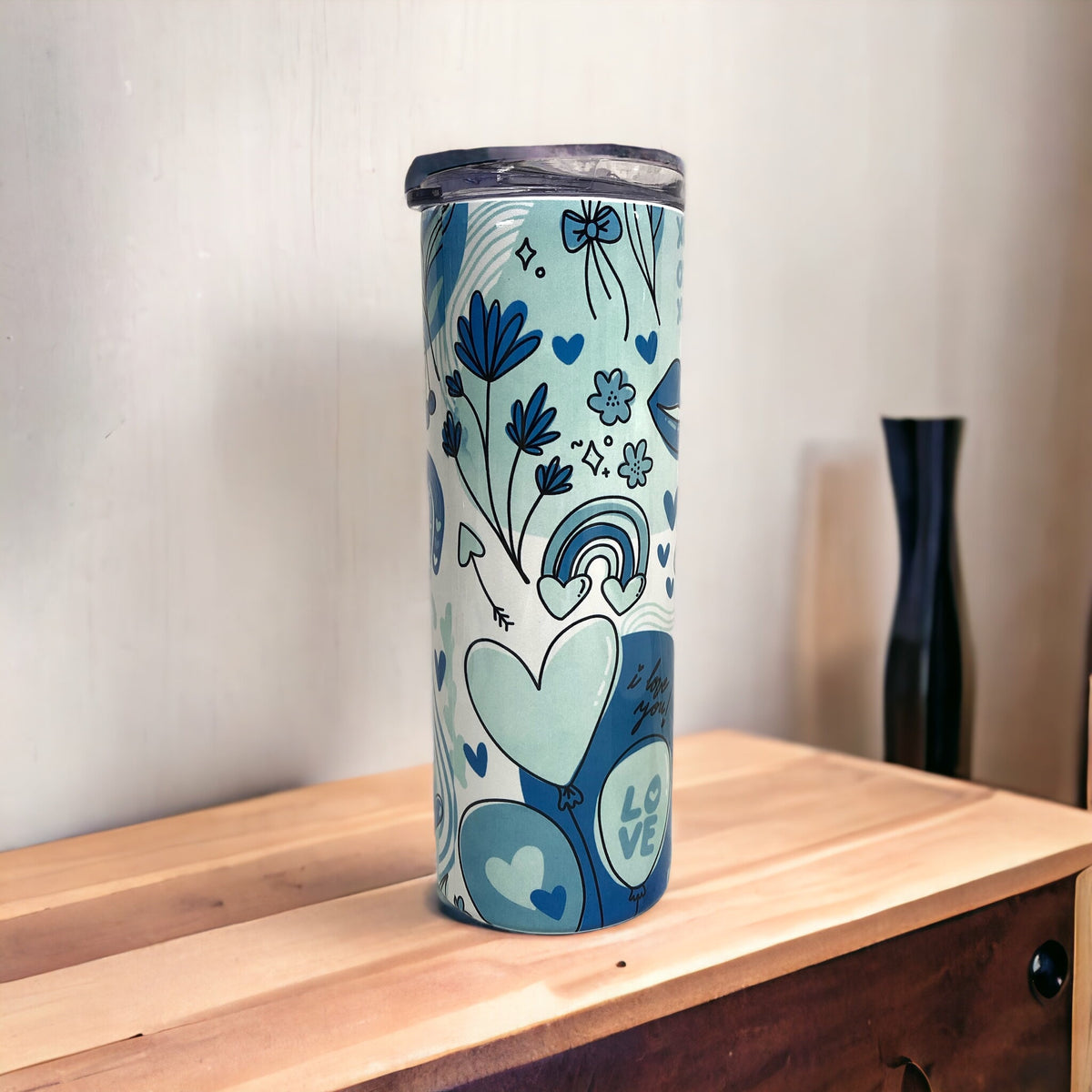 Ready to Ship Valentine 20 oz Skinny Tumbler