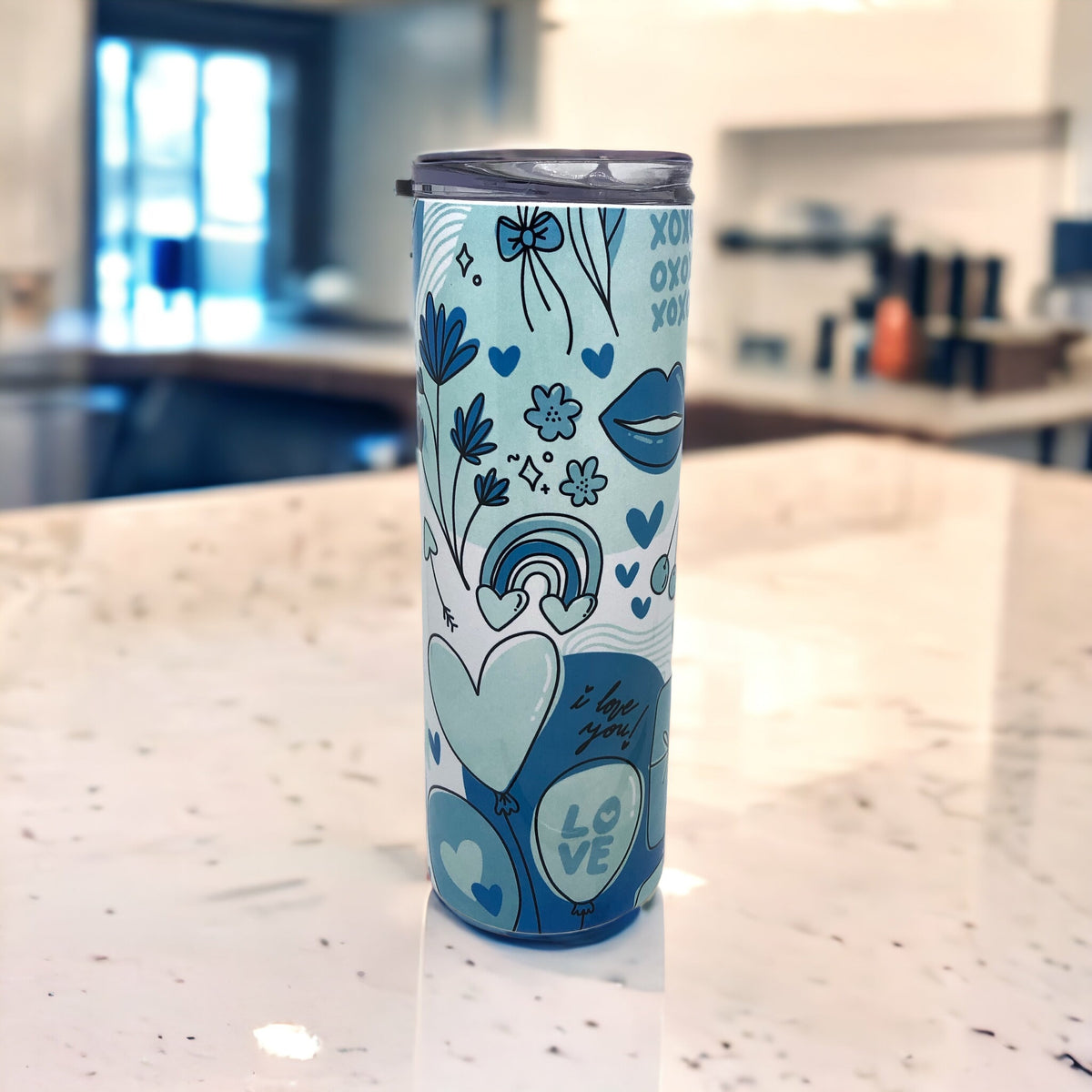 Ready to Ship Valentine 20 oz Skinny Tumbler