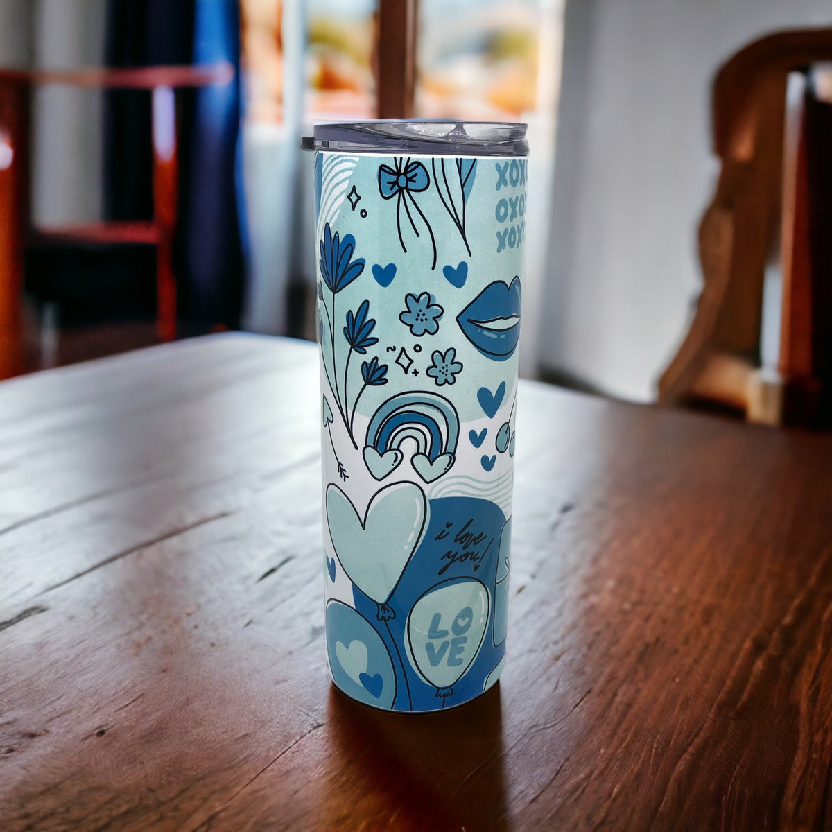 Ready to Ship Valentine 20 oz Skinny Tumbler