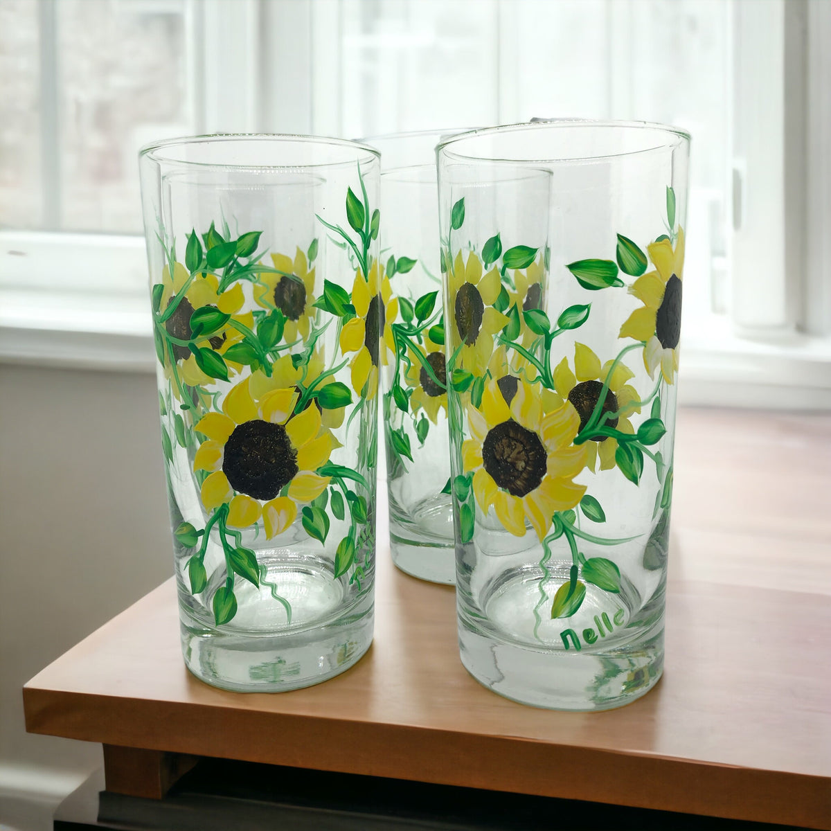 Sunflower Lemonade Tumblers (Set of 4)