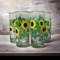 Sunflower Lemonade Tumblers (Set of 4)