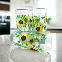 Sunflower Lemonade Tumblers (Set of 4)