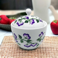 Hand Painted Cream and Sugar Set