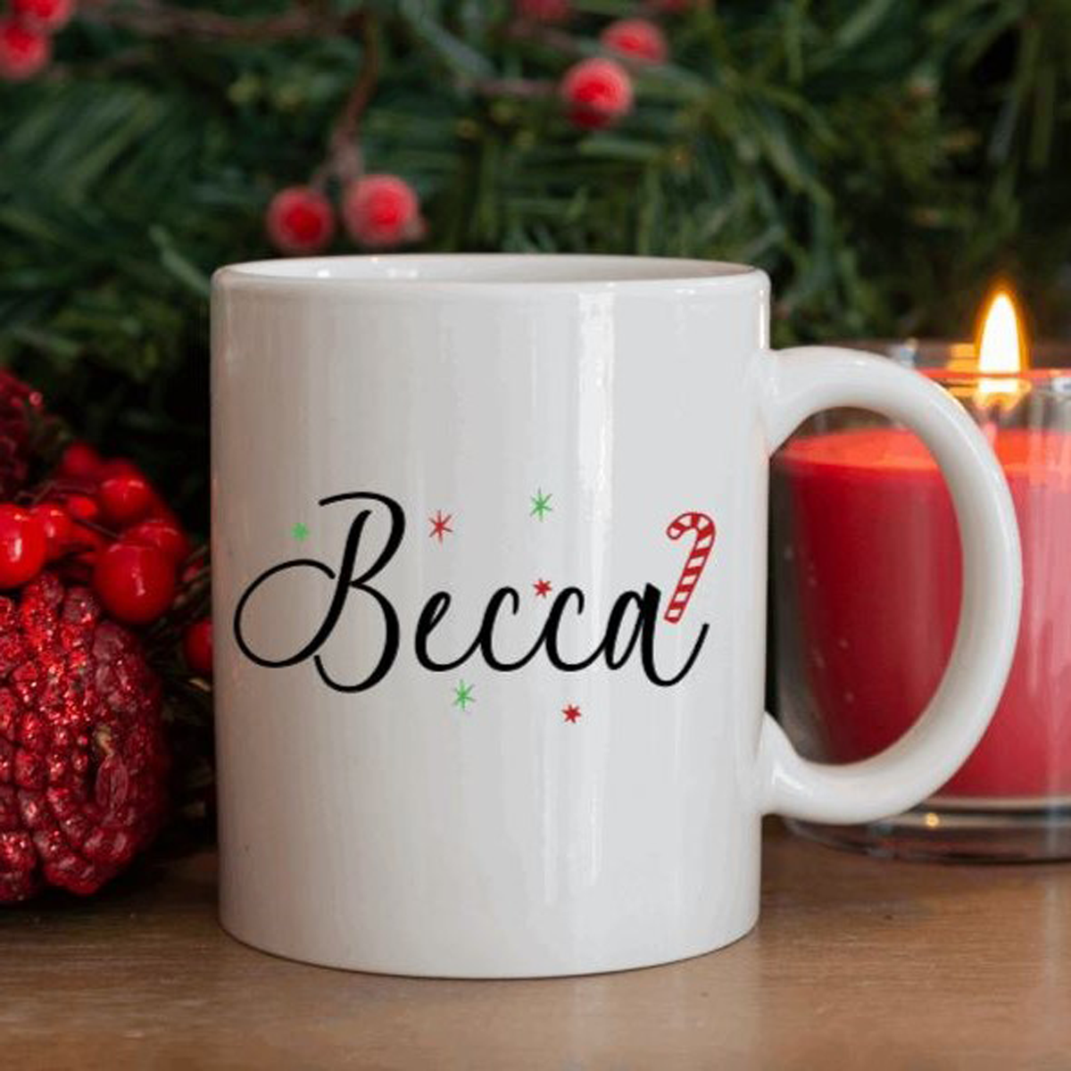 Personalized Holiday Mug
