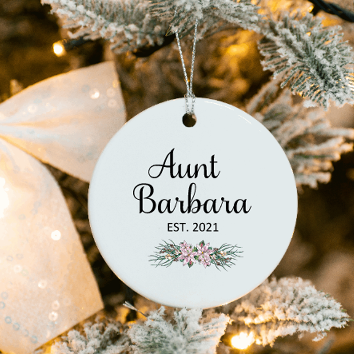 Aunt Christmas Ornament