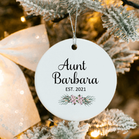 Aunt Christmas Ornament