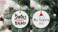 Favorite Teacher Ornament
