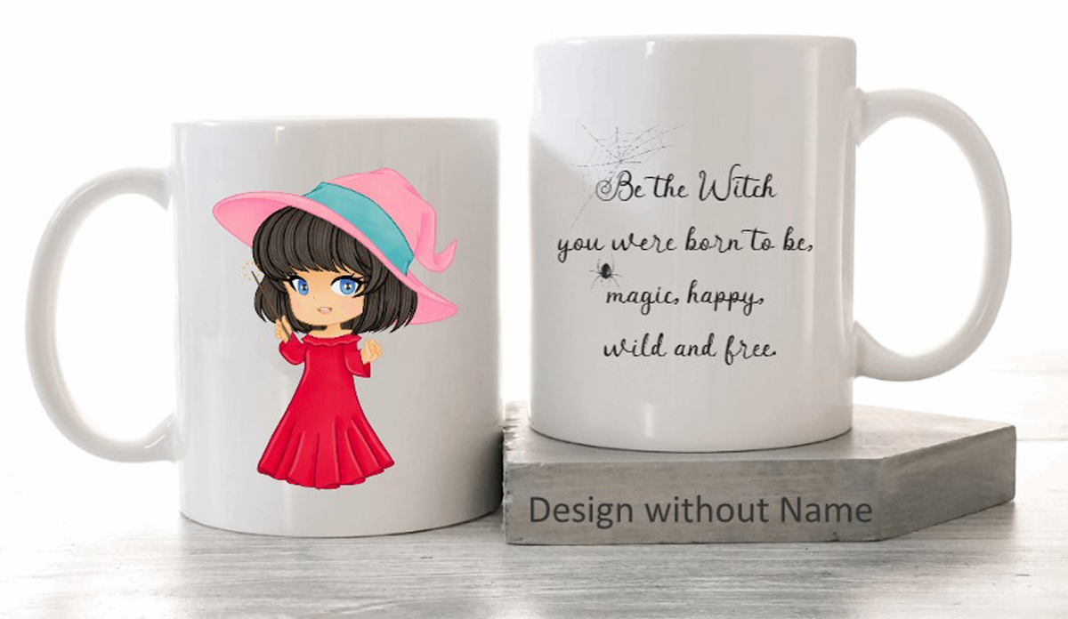 Be the Witch Halloween Mug -Brunette
