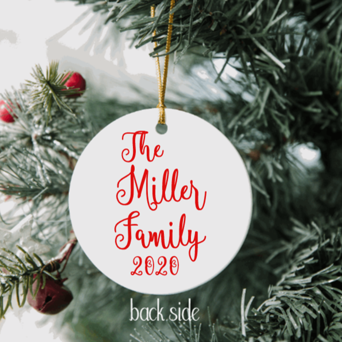 Camper Christmas Ornament