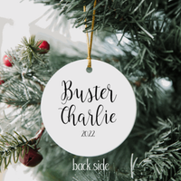 Pet Owner Christmas Ornament