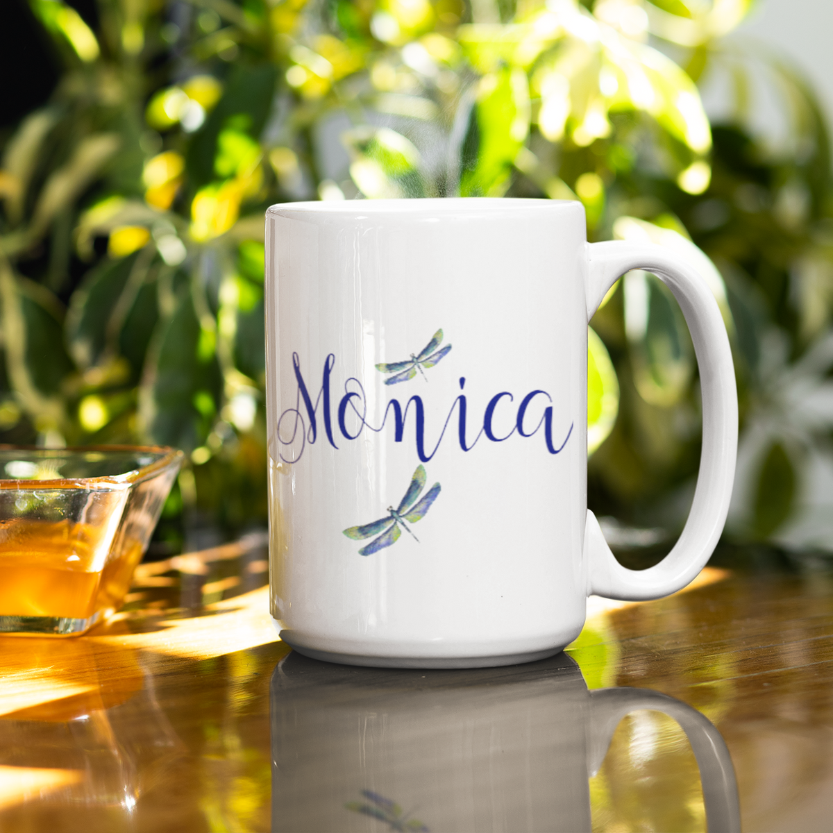 Blue Dragonfly Personalized Mug