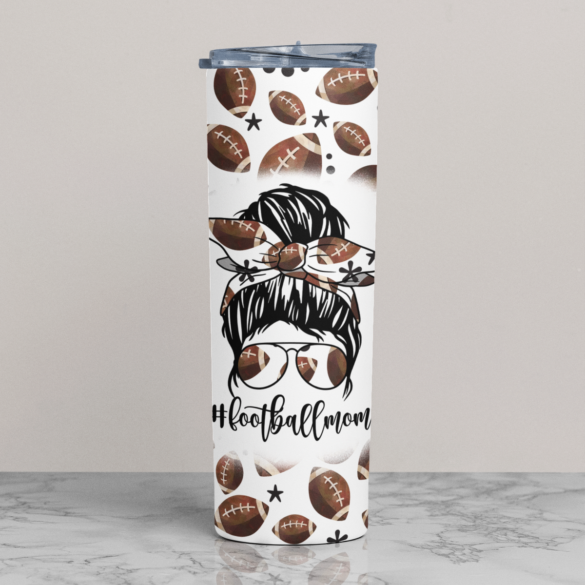 Football Mom Tumbler