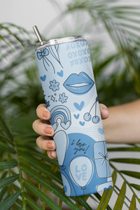 Ready to Ship Valentine 20 oz Skinny Tumbler