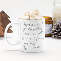 Blue Dragonfly Personalized Mug