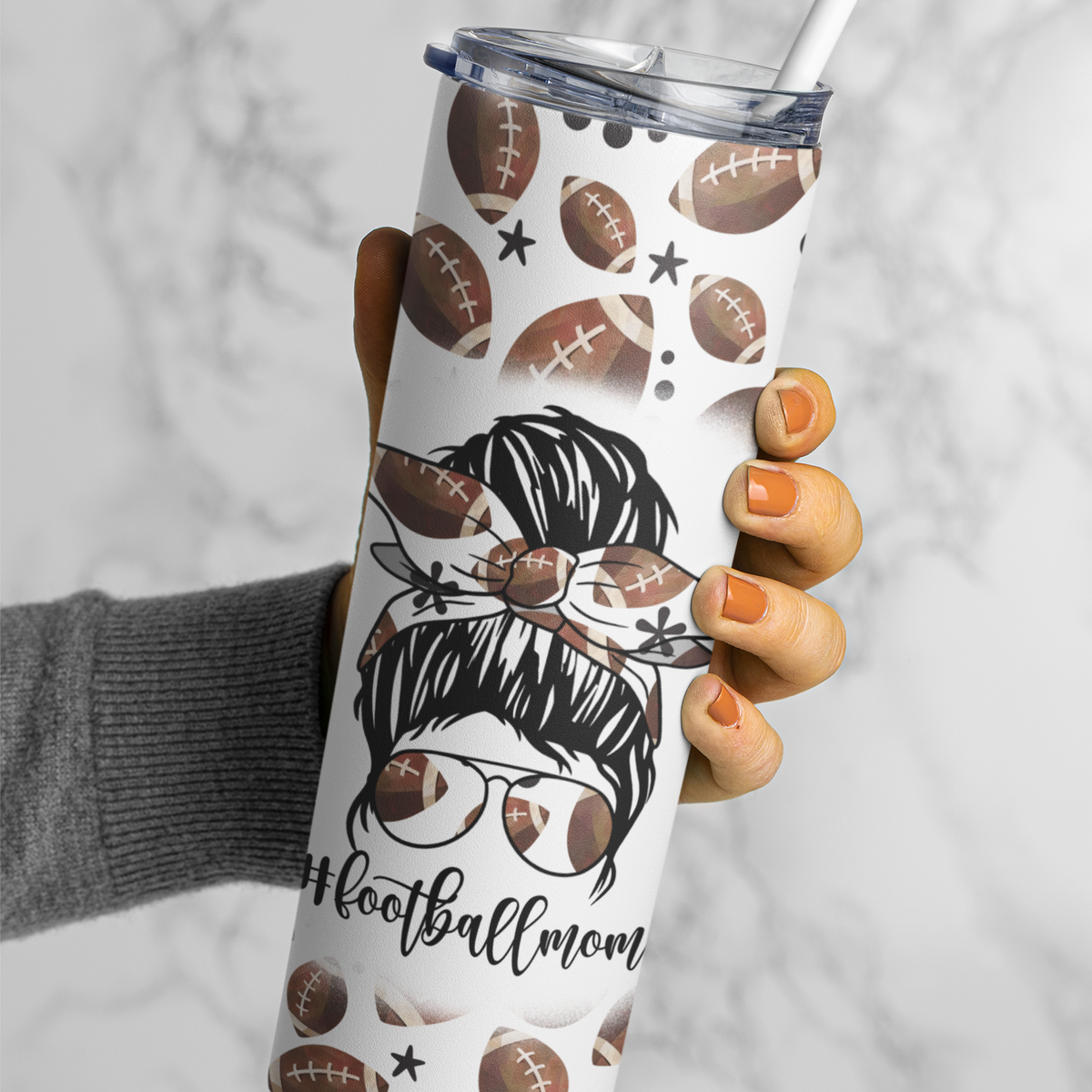 Football Mom Tumbler