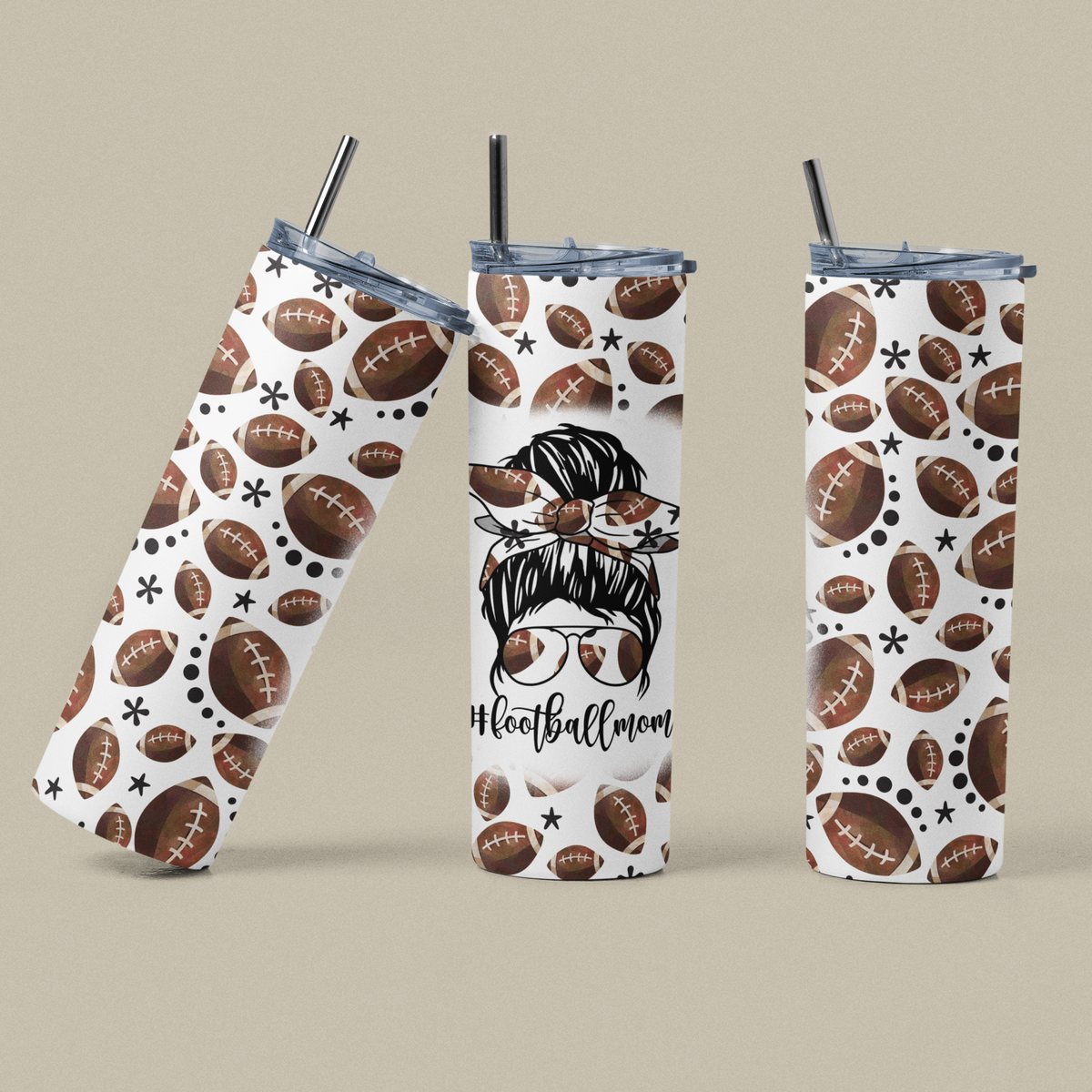 Football Mom Tumbler
