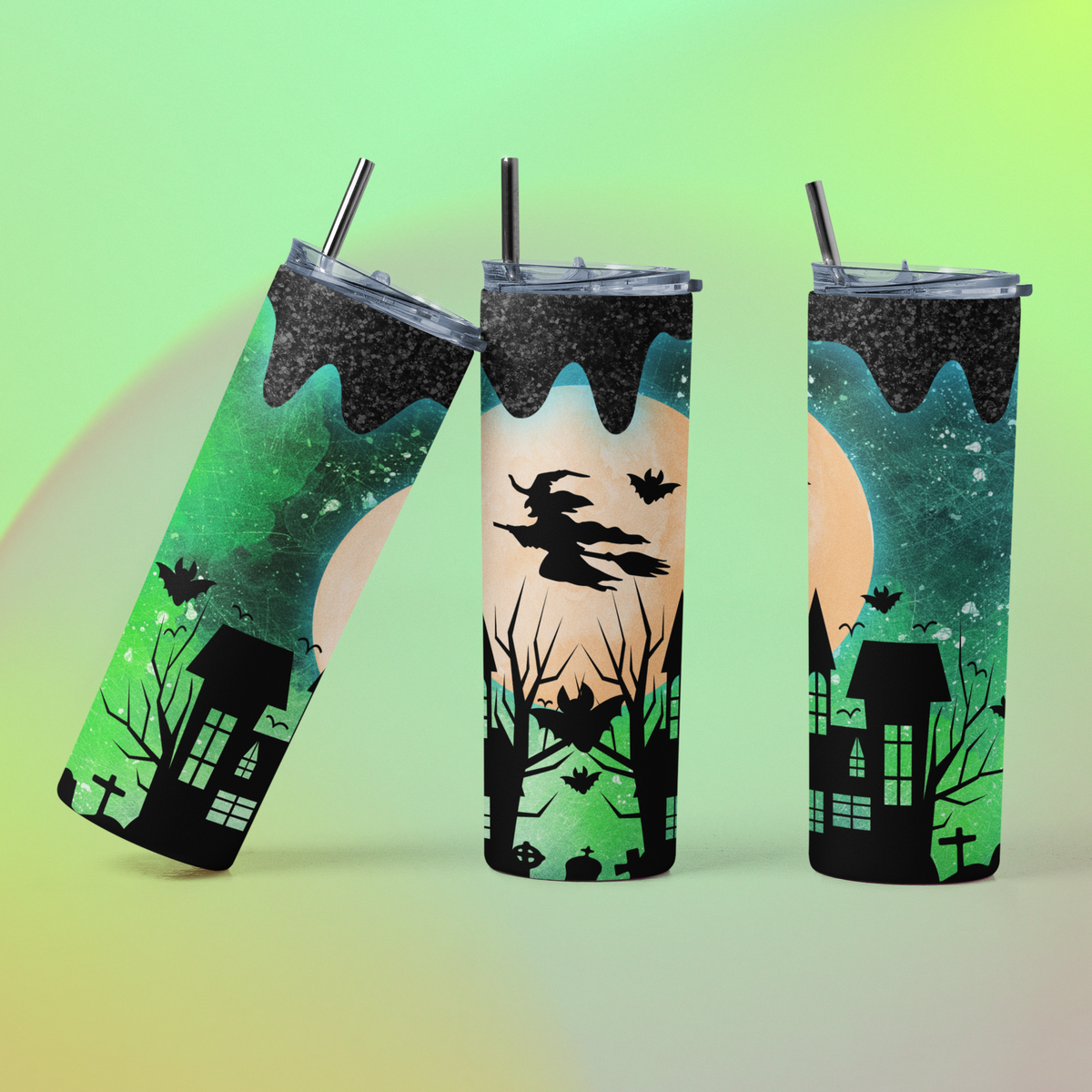 Spooky Witch Halloween Tumbler