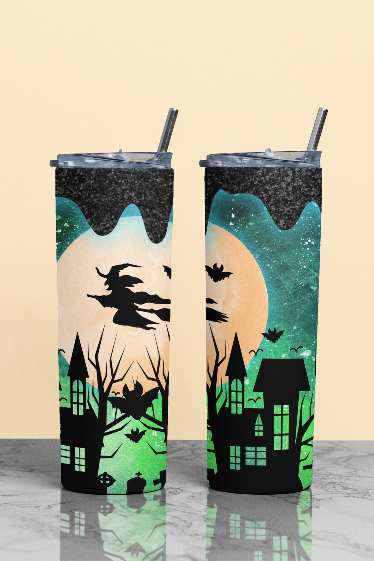 Spooky Witch Halloween Tumbler