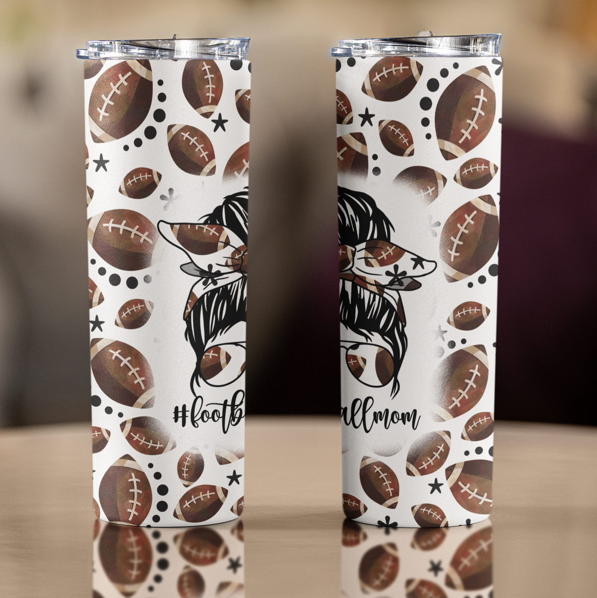 Football Mom Tumbler