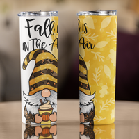 Autumn Gnome 20 oz Skinny Tumbler