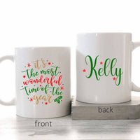 Personalized Holiday Coffee Mug