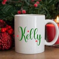 Personalized Holiday Coffee Mug