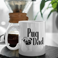 Pug Dad Personalized Mug