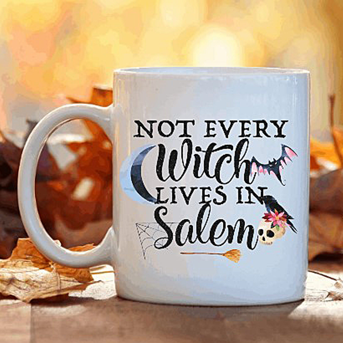 Funny, Personalized Witch Coffee Mug