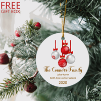 Family Name Holiday Ornament