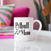 Pitbull Mom Personalized Mug