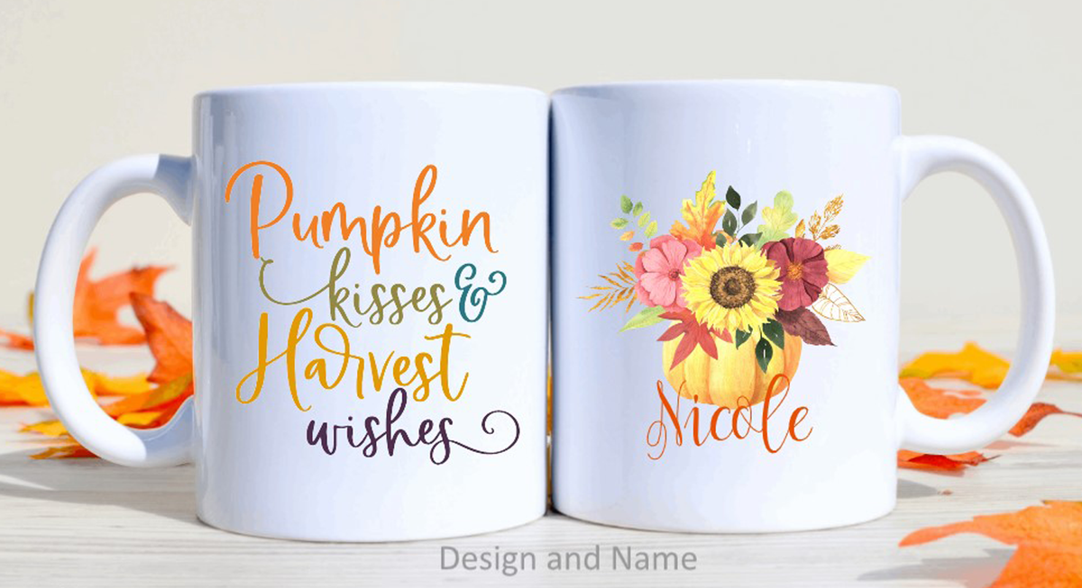 Pumpkin Kisses Coffee Mug