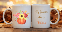 My Favorite Color is Autumn Mug