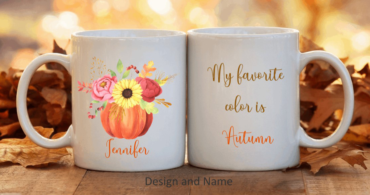 My Favorite Color is Autumn Mug