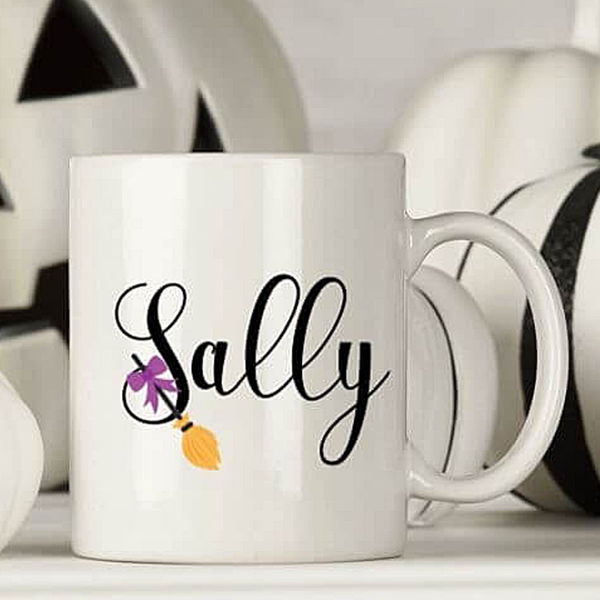 Resting Witch Face Personalized Halloween Mug