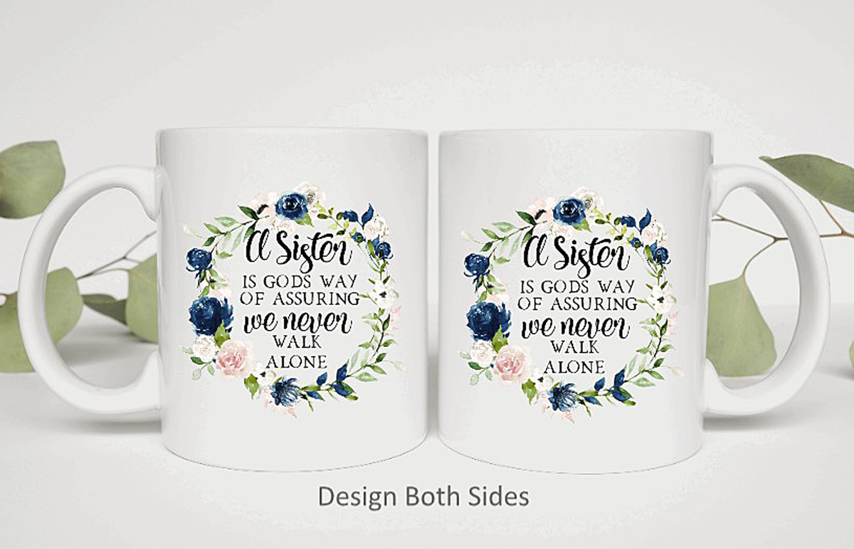 Personalized Coffee Mug for Sister