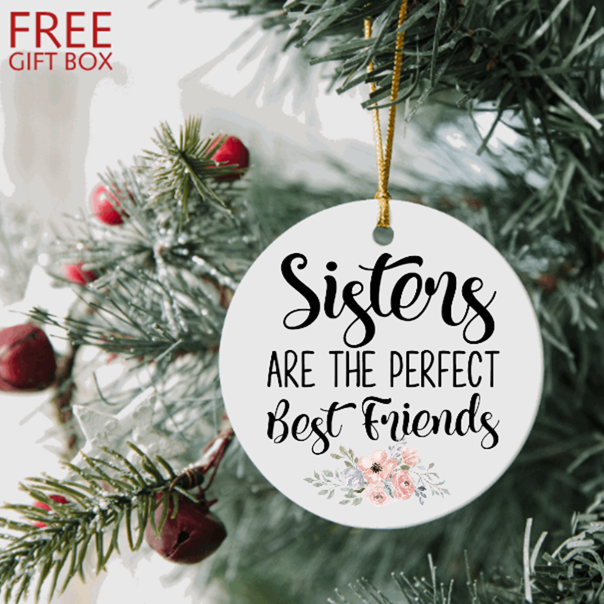 Sister Christmas Ornament