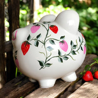Strawberry Piggy Bank