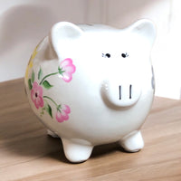 Personalized Wildflowers Piggy Bank