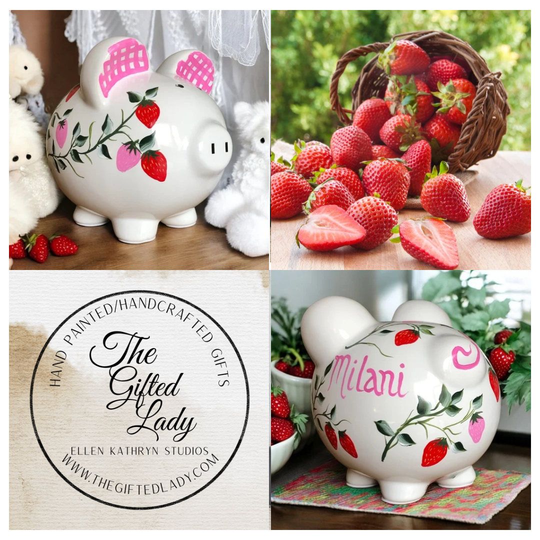 Strawberry Piggy Bank