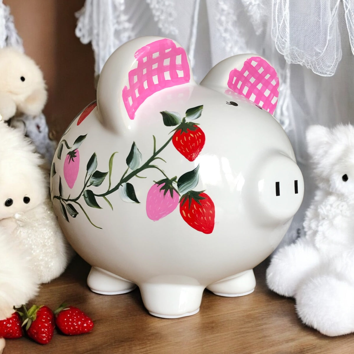 Strawberry Piggy Bank