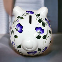 Personalized Violet Piggy Bank