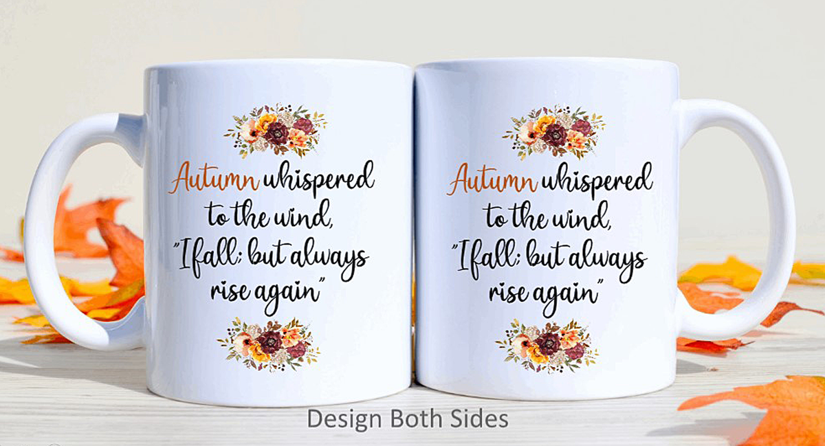 Autumn Whispered to the Wind Mug