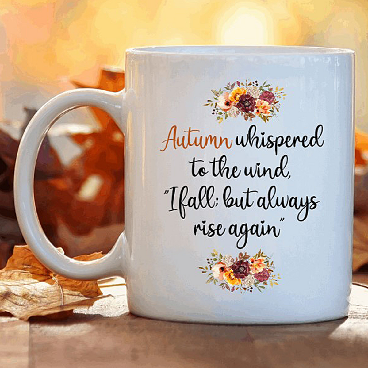 Autumn Whispered to the Wind Mug